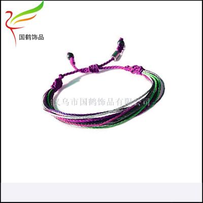 Thai Bohemian style jewelry knitted bracelet