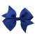 Solid Color Rib Ribbon Fishtail V-Shaped Bow with Clip