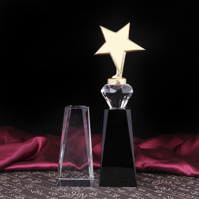 Crystal Trophy Star Gift Prize