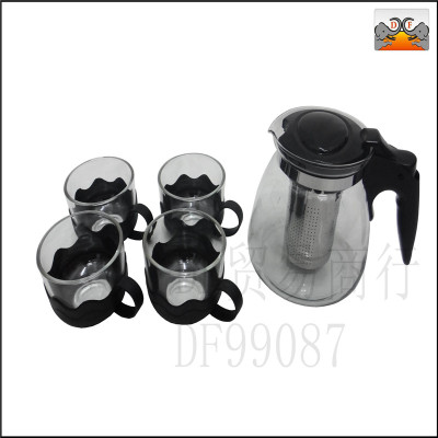 DF99087 DF Trading House glass kettle stainless steel kitchen hotel supplies tableware