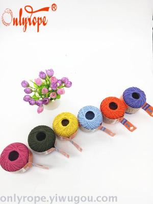 Factory Direct Sales 50G Colored Cotton Ball Binding Can Be Handmade DIY
