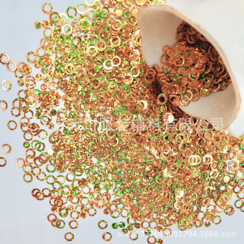 6m double ring silver bottom sequins gold 15m ring diy crafts beads earrings jewelry accessories can be customized