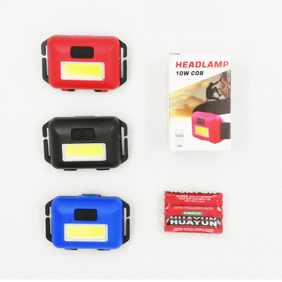 Outdoor Strong Light Mini Headlamp 3 * AAA Battery Headlamp Hunting Headlamp Fishing Headlamp Night Fishing Gift Promotion