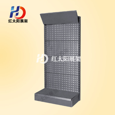 Double face display shelf display shelf promotion rack shelf can be linked to the hole board