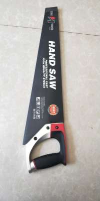 Hand saw with aluminium handle