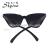 Fashionable new butterfly - shaped large - frame sunglasses sun shade and eye protection street sun glasses 4118