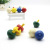 1358 Wooden Color Fruit Gyro Small Hand Rotating Small Spinning Top Traditional Nostalgic Children Wooden Educational Toys