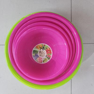 Round millo washing dishes, rice millo big vegetable basket