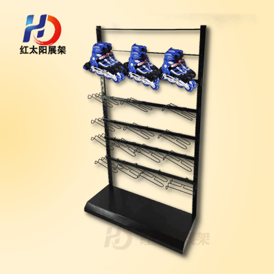 Roller skates net iron wire iron display shelf supermarket promotion shelf custom custom custom wholesale