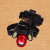 New aircraft nose telescopic focusing led night fishing head lamp charging 1T6+2COB lamp beads