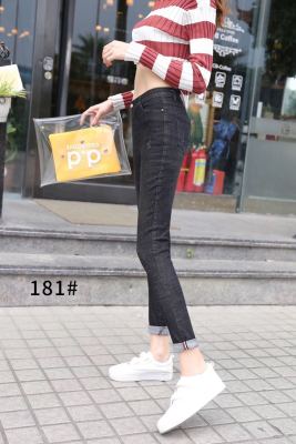 2018 new fashion joker show thin real jeans leggings