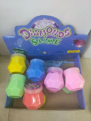 DIY Crystal Mud Foaming Glue Fake Water Plasticine Cartoon Vent Mud Puff Mud Mixed Color Can Blow Bubbles