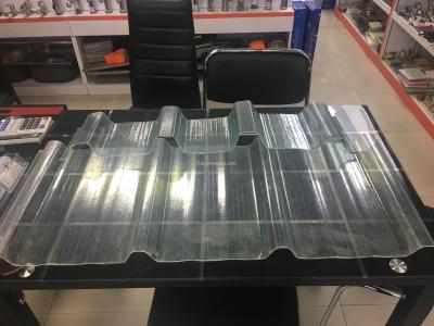 Manufacturers direct lighting tile transparent tile PC PVC transparent tile adopt light board wave tiles