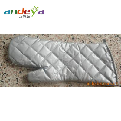 The dream oven anti-scald set, apopulation, kitchen textile supplies, kitchen four-piece silver-coated gloves and gloves