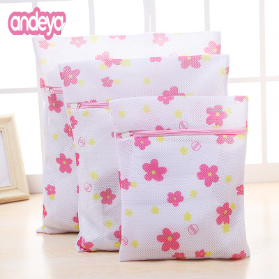 Manufacturer direct printing sandwich Japanese laundry bag and bra storage bag special bag for washing machine