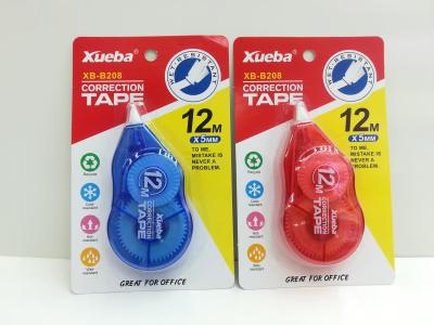 12M*5MM snow ba suction card correction tape modified with English package