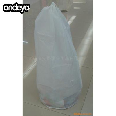 Non-woven fabric bundle pocket wet-made shoes clothing dustproof storage bag environmental protection rope laundry 