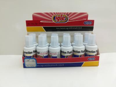 Igle-254 correction fluid, 12ML correction fluid in round bottle