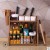 Double - deck kitchen shelves wall hanging seasoning storage utensils rack kitchen knife rack supplies wholesale