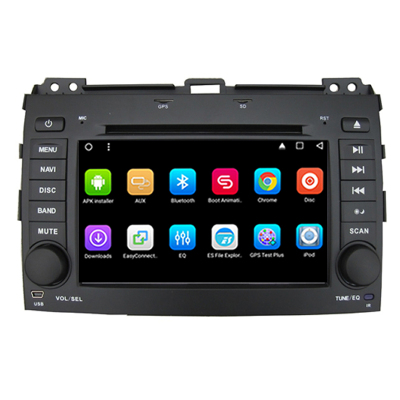Toyota 08-11 domineering android 8.0 on-board GPS multimedia transmitter DVD