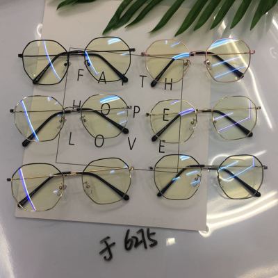 New metal anti-radiation anti-blue light lens myopic frame