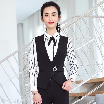Women's waist-vest vest new autumn/winter 2018 business dress sleeveless vest top for women