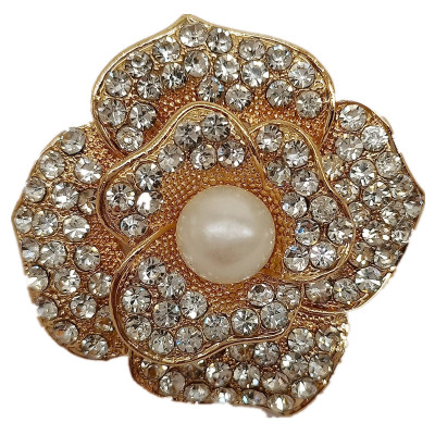 High - grade metallic brooch deserves to act the role of the set diamond gift