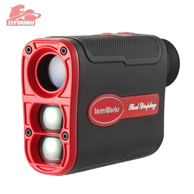 Hand-held laser rangefinder telescope outdoor 800 m altimeter red display