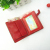 Original mixed doodling 2 fold short wallet zero wallet multifunctional to hold the small wallet card bag