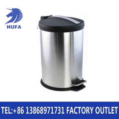 Hotel Supplies Trash Can Pedal Trash Can Stainless Steel Storage Bucket Garbage Bin