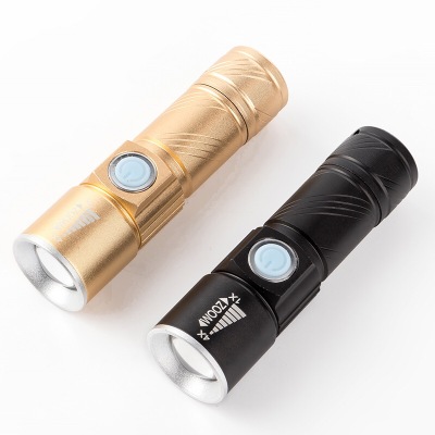 USB616 rechargeable flashlight LED zoom flashlight small hand electric manufacturer direct selling