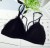 Korean version of pure color inside lace lace hang buckle wrap breast short style with bottom small halter top coat 