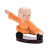 Color Clothes Kung Fu Four Little Monk Car Decoration Samanera Car Decoration Resin Crafts Set of 4 Pieces Price