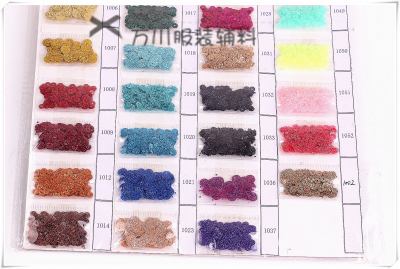 Manufacturer direct PVC sequins DIY crafts beads can be customized