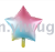 HL/ huang liang balloon 18 inch gradient love star party decoration new style