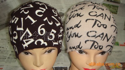 Printed caps, knitted hats, snow hats, knitted hats,