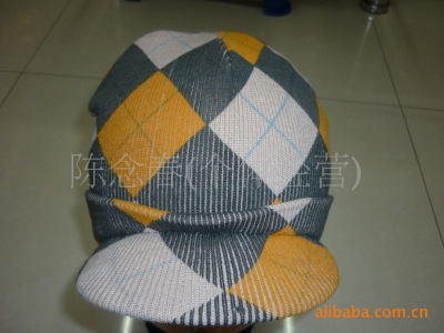Printed Cap, knitted hat, hat, duck hat, bashi hat, hat brim hat,
