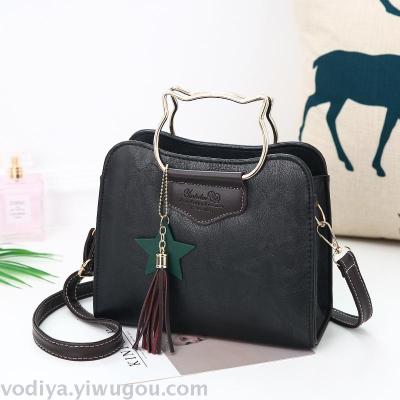 Fashion one-shoulder women's bag creative styling hand crossarm women's bag a hair substitute