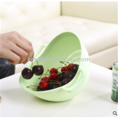Rice sieve hand thick kitchen vegetables and fruits wash plastic dripping wash vegetable basket wash basket