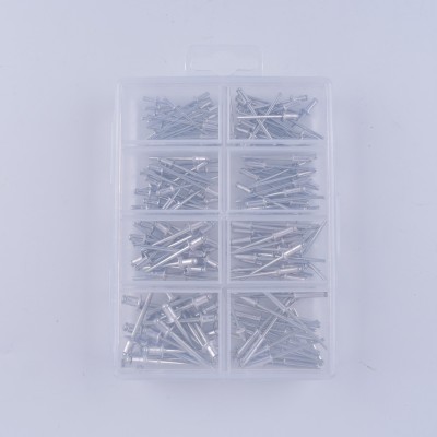 Hardware fasteners pull core rivet pp boxes in a variety of sizes