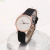 Fashionable lady's leather watch band quartz watch exquisite individual dial watch hot sell student number watch