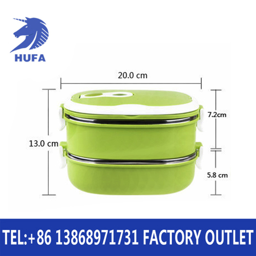 color multi-layer square lunch box stainless steel lunch box factory direct multi-layer selection ..