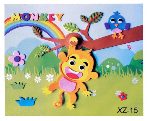 eva handmade children‘s educational game stickers swing stickers kindergarten mental exercise sticker customized