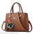 Hand-slung women's bag European and American fashion one-shoulder bag autumn and winter new hair ball