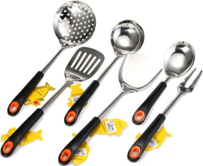 Stainless steel kitchen with cooking scoop and shovel set 6 - piece gift stainless steel kitchenware