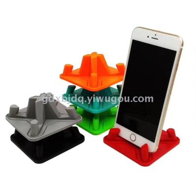 Silicone mobile phone stand multi-function mobile phone stand