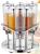 New lux stainless steel 6 candy cereal juice beverage dispenser tripod cereal machine u18-100