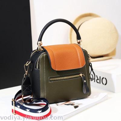 Fashionable and simple portable women's bag slant slung single shoulder bag manufacturer direct approval
