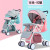 Baby strollers are light, portable and portable, and can be carried by umbrella