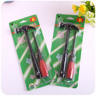 Hammer screwdriver set with flat Hammer and screwdriver combined with daily household hardware tools